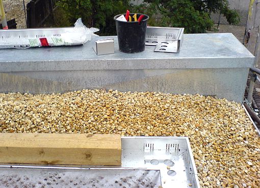 Tunnelhaus – Attika Detail